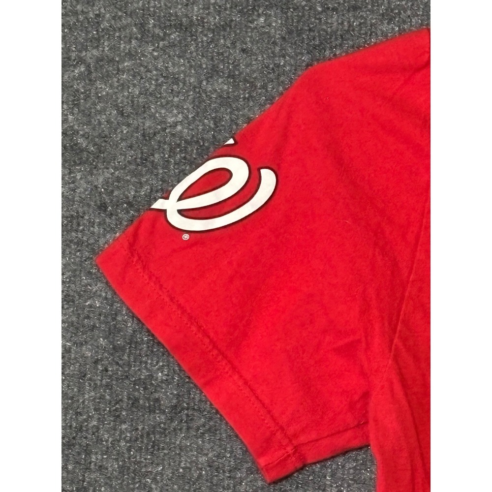 Nike Mens Medium T-Shirt Red Washington Nationals Baseball MLB Graphic Tee - Picture 6 of 9
